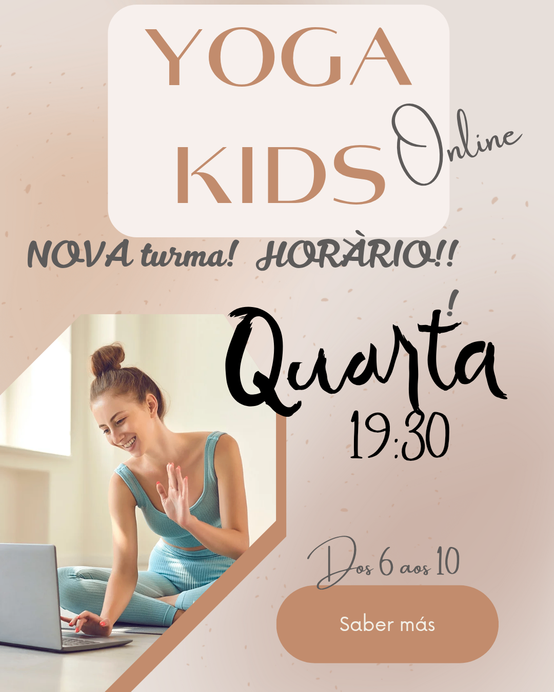 Aula Yoga Kids online