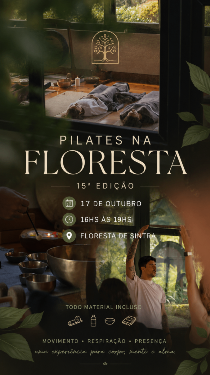 Pilates na floresta